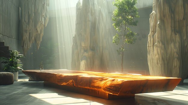 Elegant Wood Coffee Table: A Statement Piece for Your Space