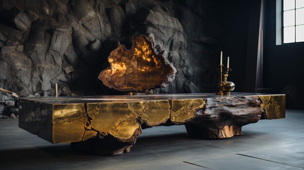 Exquisite Wood Coffee Table: A Statement of Elegance