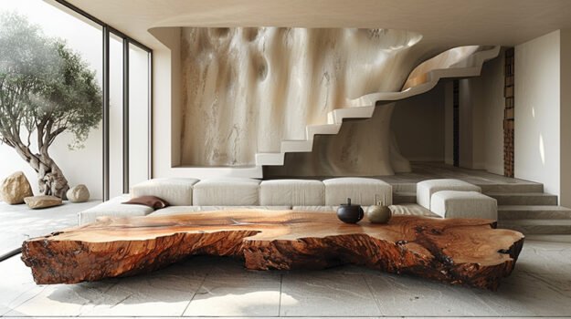 Exquisite Wood Coffee Table: Elevate Your Space with Natural Elegance