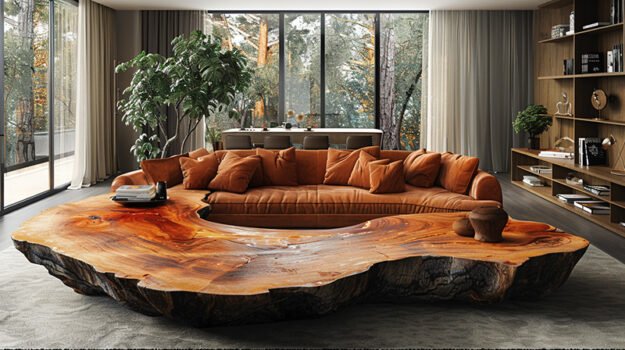 Exquisite Wood Coffee Table for Modern Living
