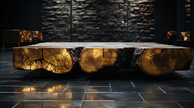 Elegant Wood Coffee Table: A Touch of Nature for Your Home