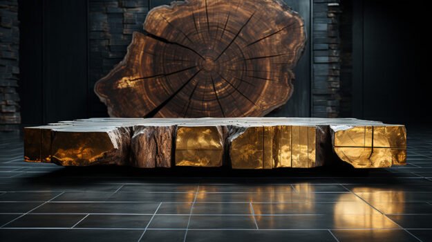 Exquisite Wood Coffee Table: Nature’s Artistry in Your Living Space