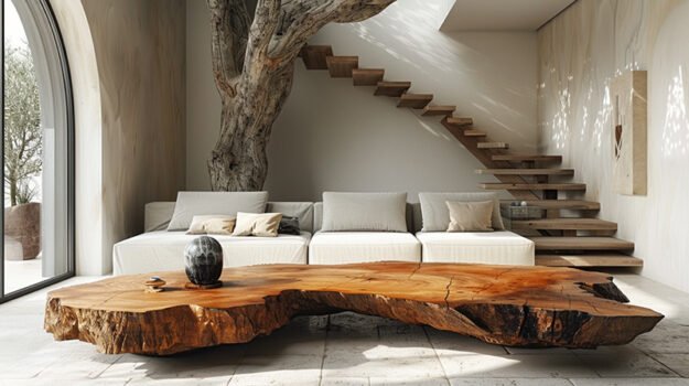 Exquisite Wood Coffee Table: A Statement of Elegance