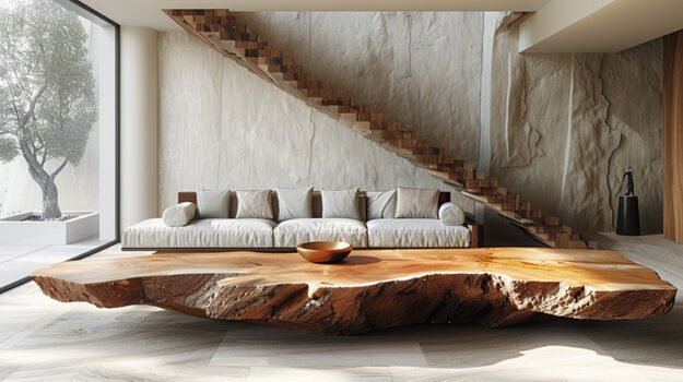 Exquisite Wood Coffee Table for a Luxurious Living Space