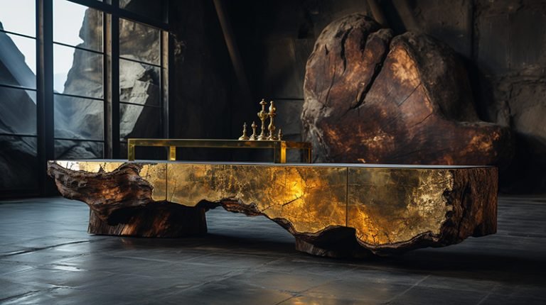 Exquisite Narrow Wood Coffee Table: Elevate Your Space