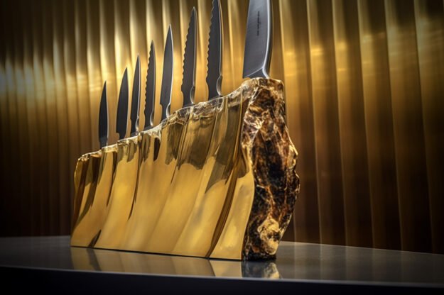 Elevate Your Culinary Style with This Stunning Knife Holder