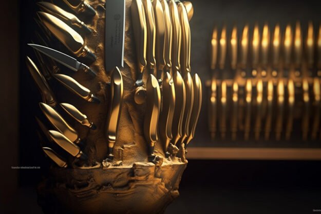 Elegant Knife Holder: A Culinary Statement Piece