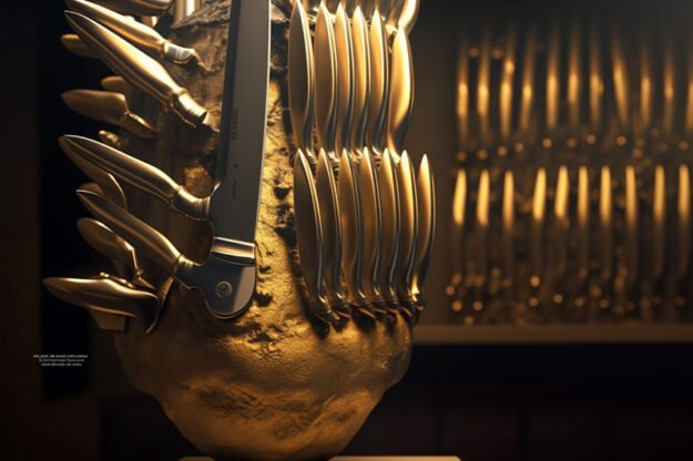 Elegant Knife Holder: A Culinary Masterpiece Awaits