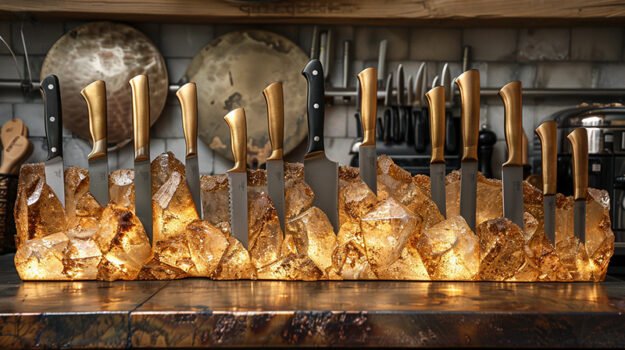 Elegant Knife Holder for the Discerning Chef