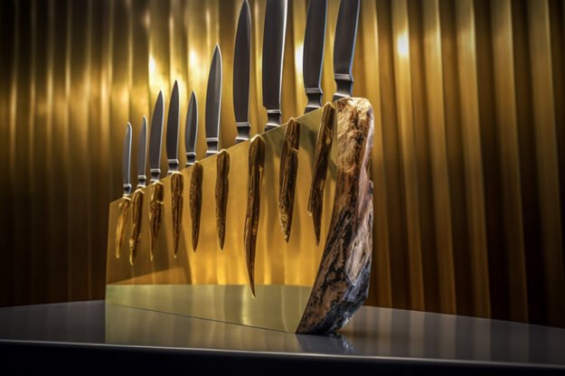 Elevate Your Culinary Experience with This Stunning Knife Holder