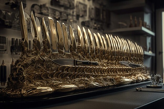 Exquisite Knife Holder: Elevate Your Culinary Experience