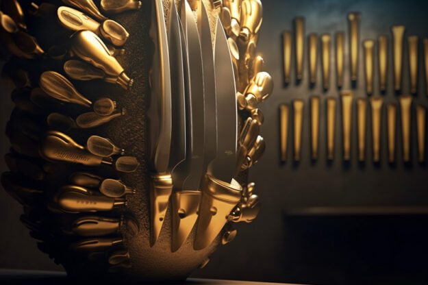 Elegant Knife Holder: The Perfect Kitchen Statement Piece