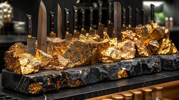 Elegant Knife Holder for the Modern Chef