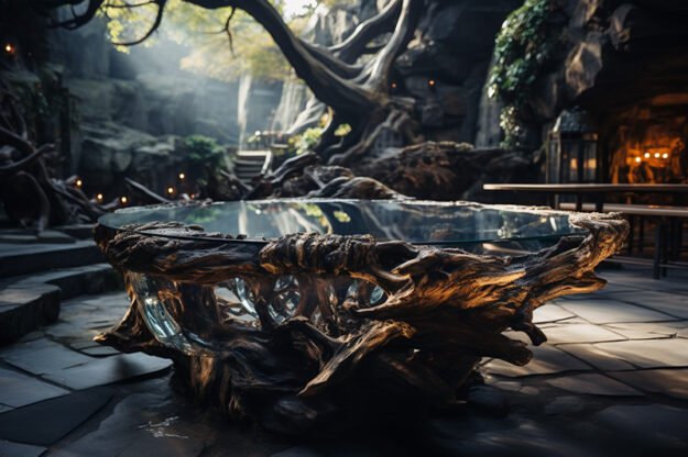 Exquisite Root Table: A Natural Masterpiece
