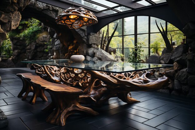 Captivating Root Table for Your Elegant Dining Experience