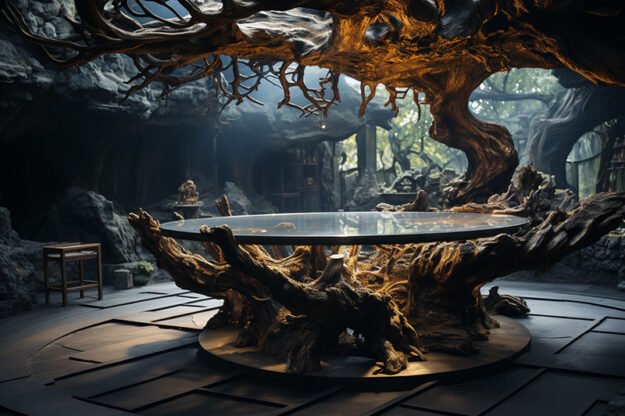 Captivating Root Table: A Statement of Elegance and Nature's Artistry