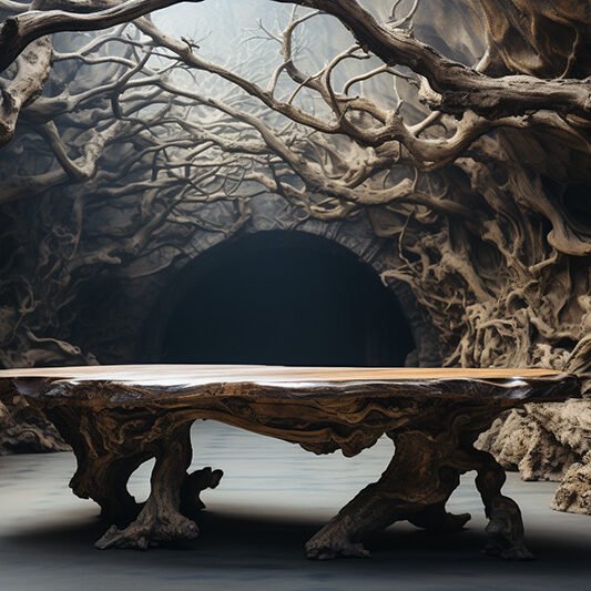 Captivating Root Table: An Artistic Masterpiece for Your Space