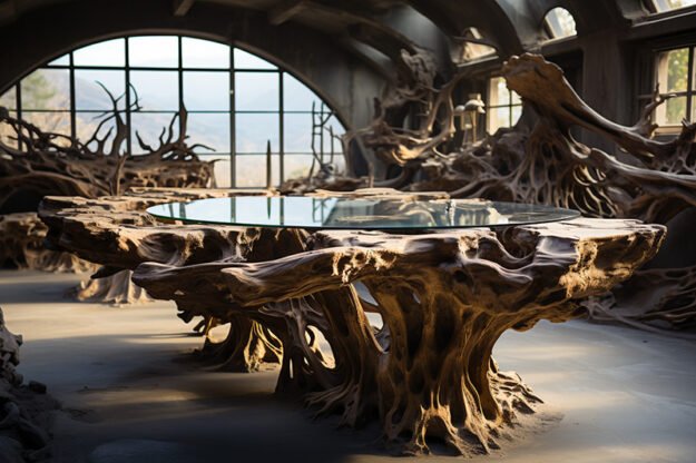 Captivating Root Table: Natural Elegance for Your Home