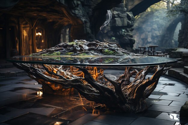 Exquisite Root Table: A Statement of Nature and Elegance