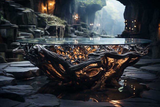 Enchanting Root Table – A Fusion of Nature and Elegance