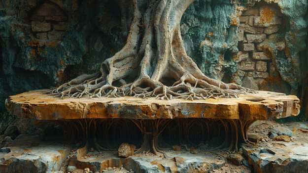 Exquisite Root Table: A Statement of Nature's Elegance
