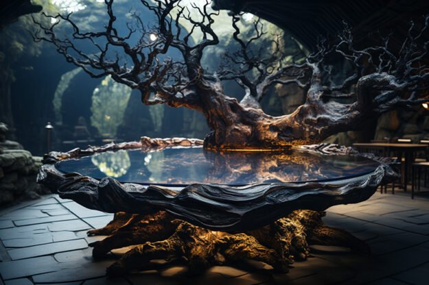 Transform Your Spaces with a Unique Root Table