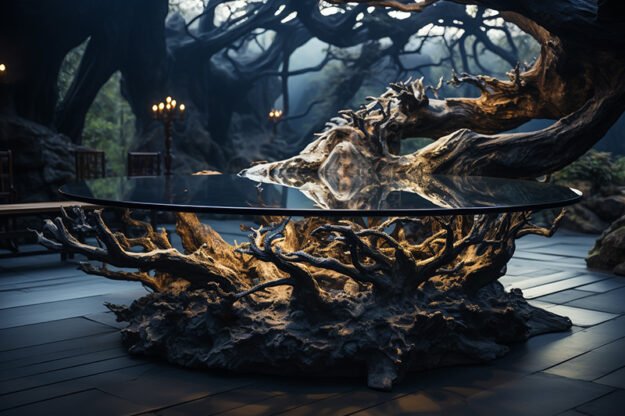 Exquisite Root Table: A Masterpiece of Nature's Artistry