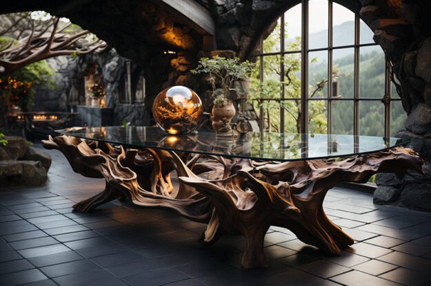 Captivating Root Table: A Statement of Nature’s Artistry