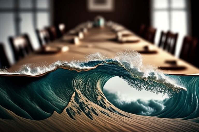 Ocean Wave Resin Table: Transform Your Space with Elegance