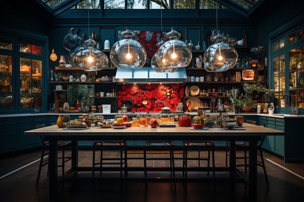 Classic Wooden Table: The Heart of Your Elegant Kitchen
