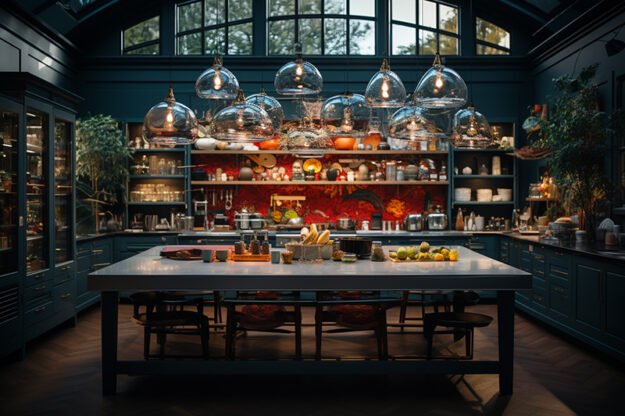 Classic Wooden Table: The Heart of Your Elegant Kitchen