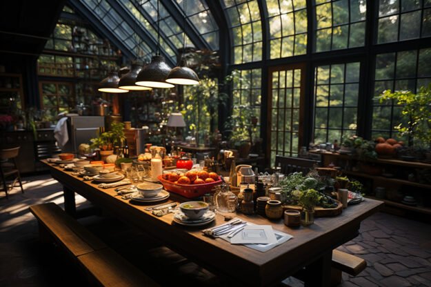 Classic Wooden Table: Elevate Your Dining Experience!