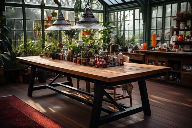 Classic Wooden Table for Elegant Gatherings