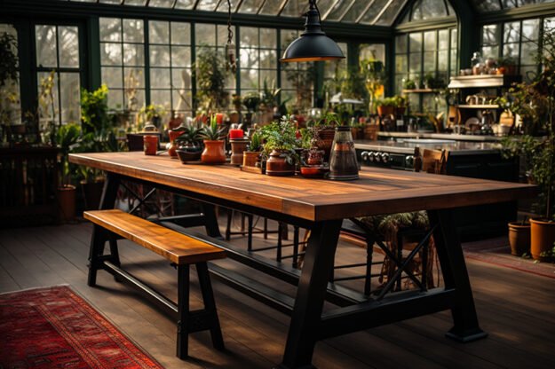 Classic Wooden Table: Elevate Your Dining Experience!
