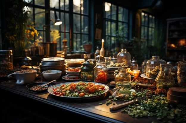 Classic Wooden Table for an Elegant Dining Experience