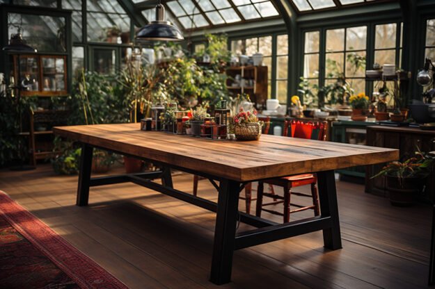 Classic Wooden Table – Elevate Your Dining Experience
