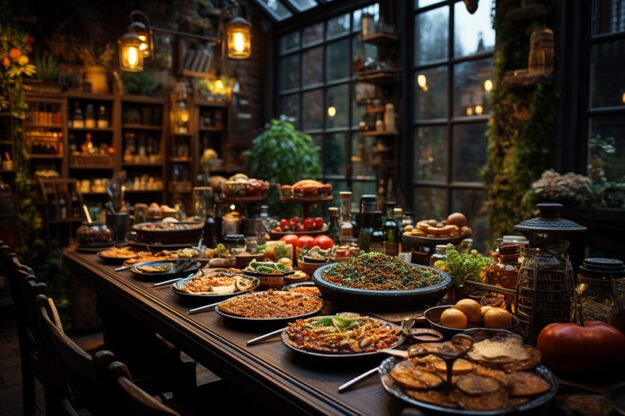 Classic Wooden Table: The Heart of Culinary Elegance