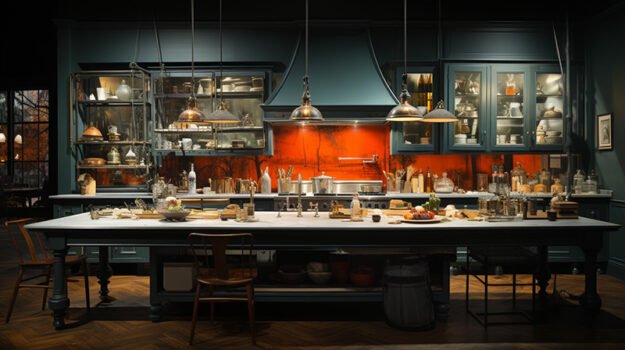 Long Classical Wood Kitchen Table: Elevate Your Culinary Experience