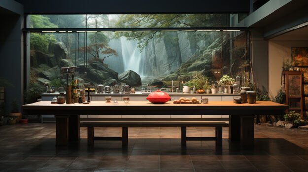Long Classical Wood Kitchen Table – Elevate Your Dining Experience
