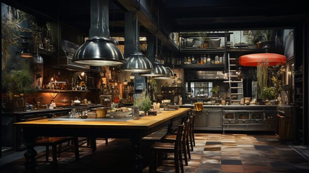 Long Classical Wood Kitchen Table: A Timeless Centerpiece for Your Culinary Haven