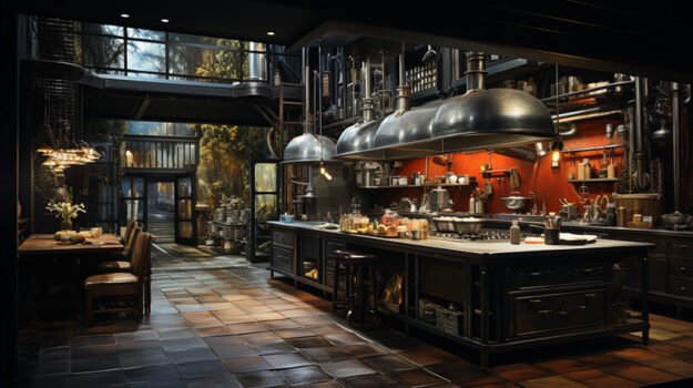 Long Classical Wood Kitchen Table: Elevate Your Culinary Space