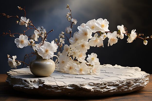 Elevate Your Space with a Stunning White Concrete River Table