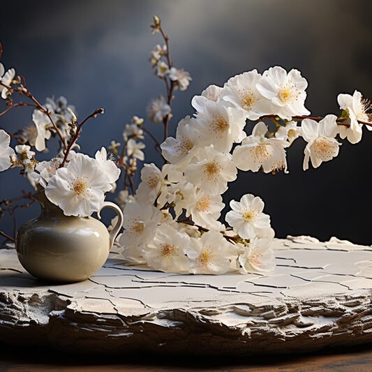 White Concrete River Table: Elevate Your Space with Timeless Elegance