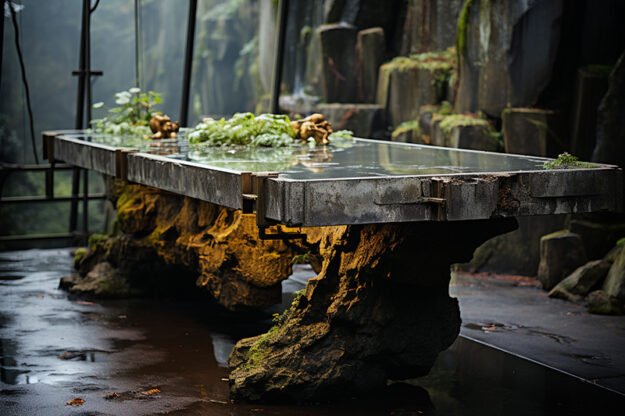 Concrete Kitchen Table: A Modern Elegance