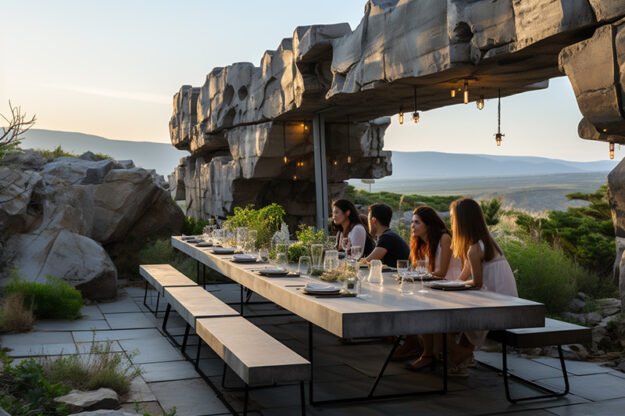 Stunning Concrete Kitchen Table - Elevate Your Dining Experience