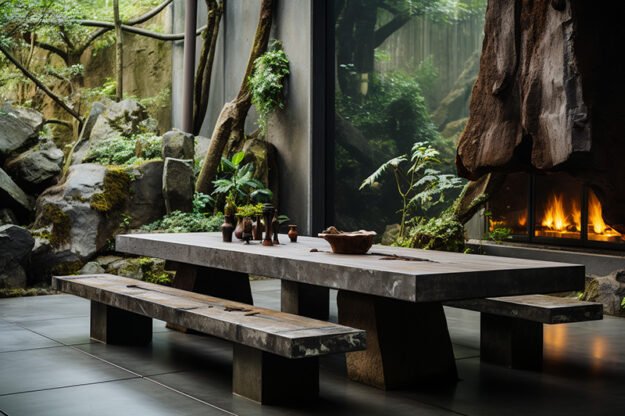 Concrete Kitchen Table: Elegance Meets Durability