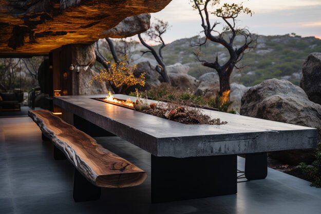Concrete Kitchen Table: Where Elegance Meets Durability