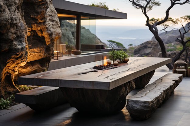Concrete Kitchen Table That Elevates Your Space