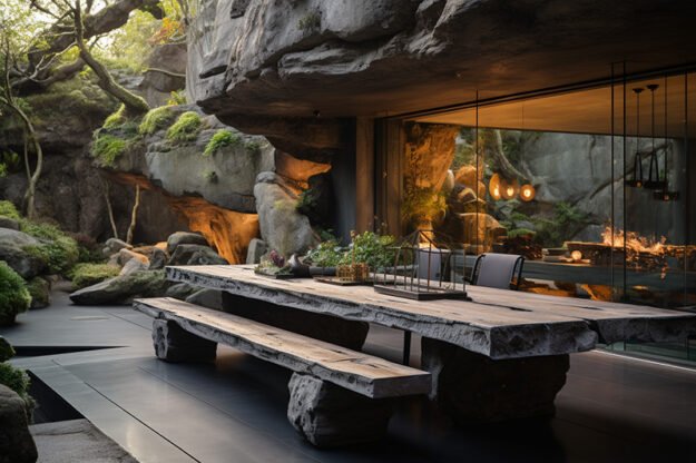 Concrete Kitchen Table Elegance: Redefine Your Dining Experience