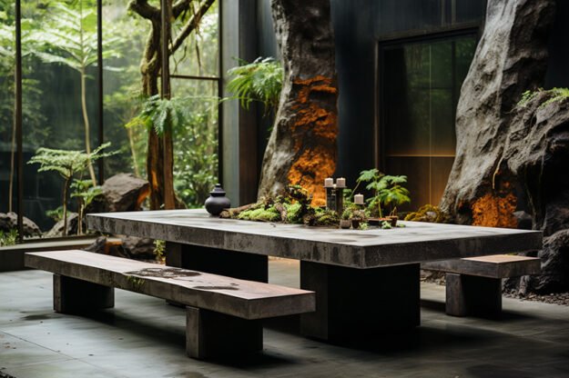 Concrete Kitchen Table: Elegance Meets Modernity
